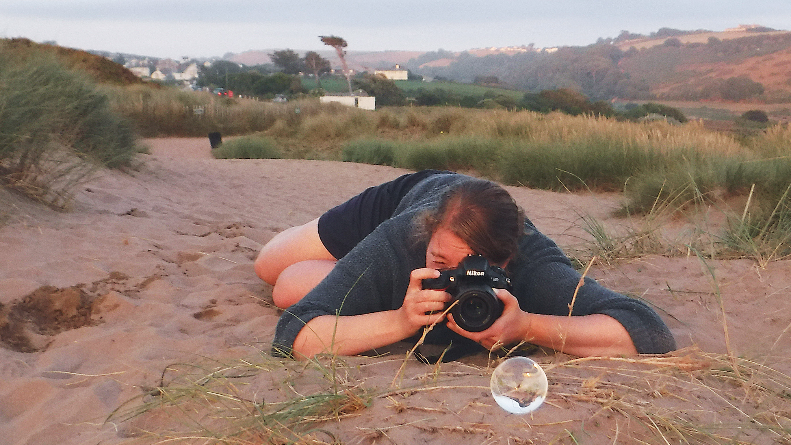 glass ball for photography