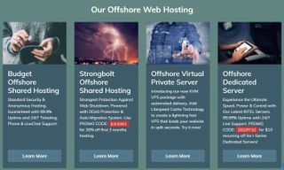Shinjiru's webpage discussing its offshore hosting