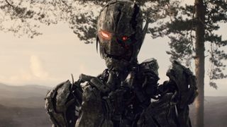 Ultron's mangled final Sentry at the end of Age of Ultron.
