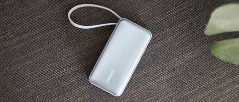 Anker Nano 30W Power Bank on a textured cloth