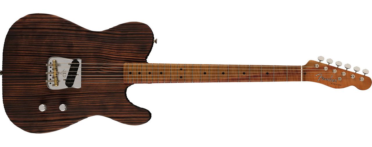Fender Custom Shop California Streetwoods Shou Sugi Ban Redwood Esquire