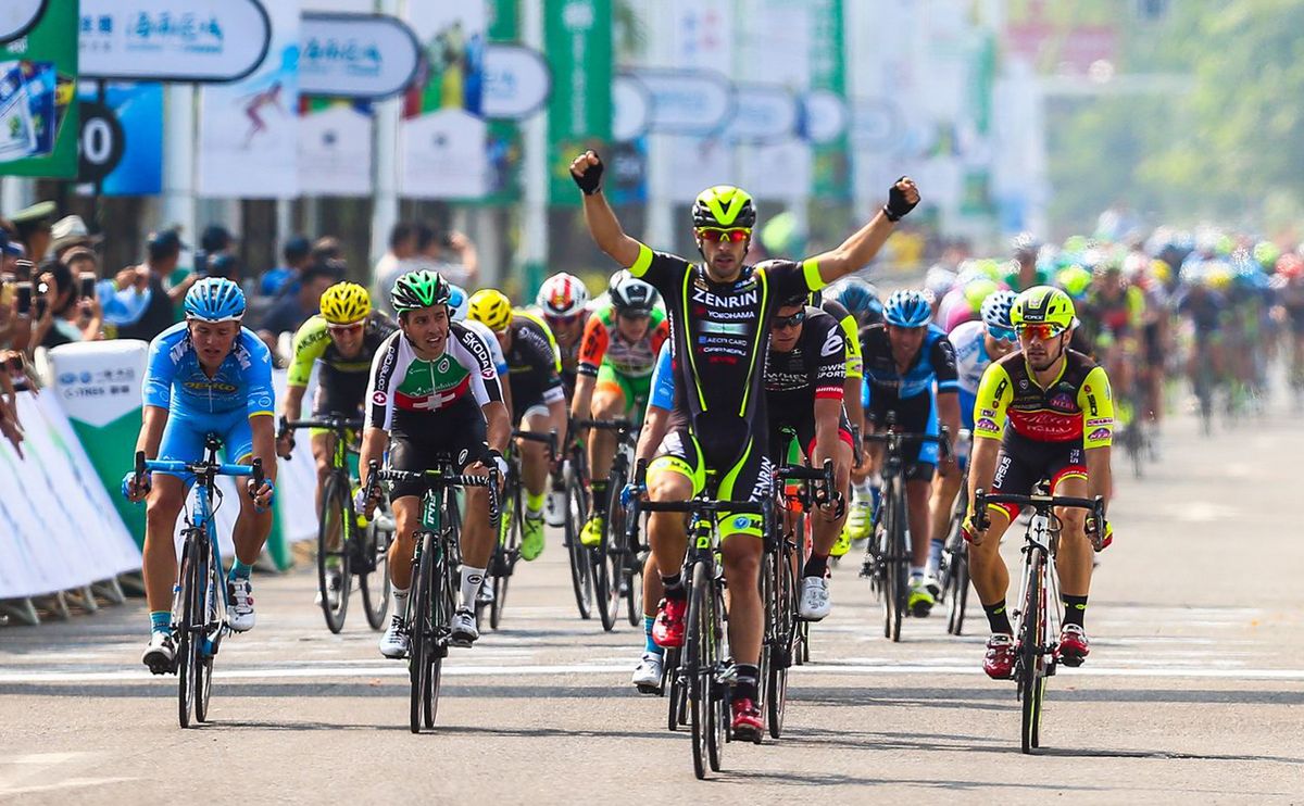 Jon Aberasturi wins stage 1 of the Tour of Hainan