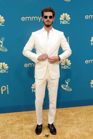 Andrew Garfield emmys red carpet