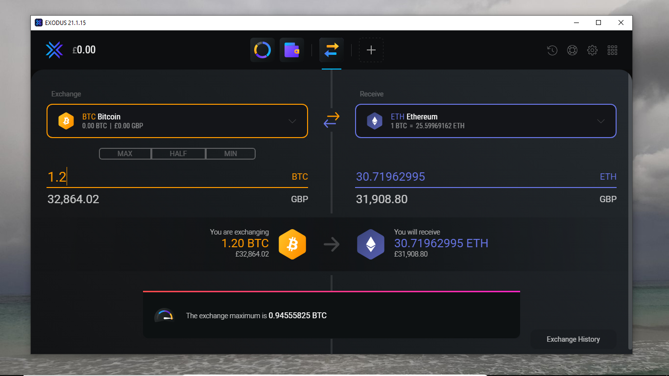 crypto currency wallet exodus wallet