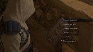 Book puzzle in Assassin's Creed Mirage