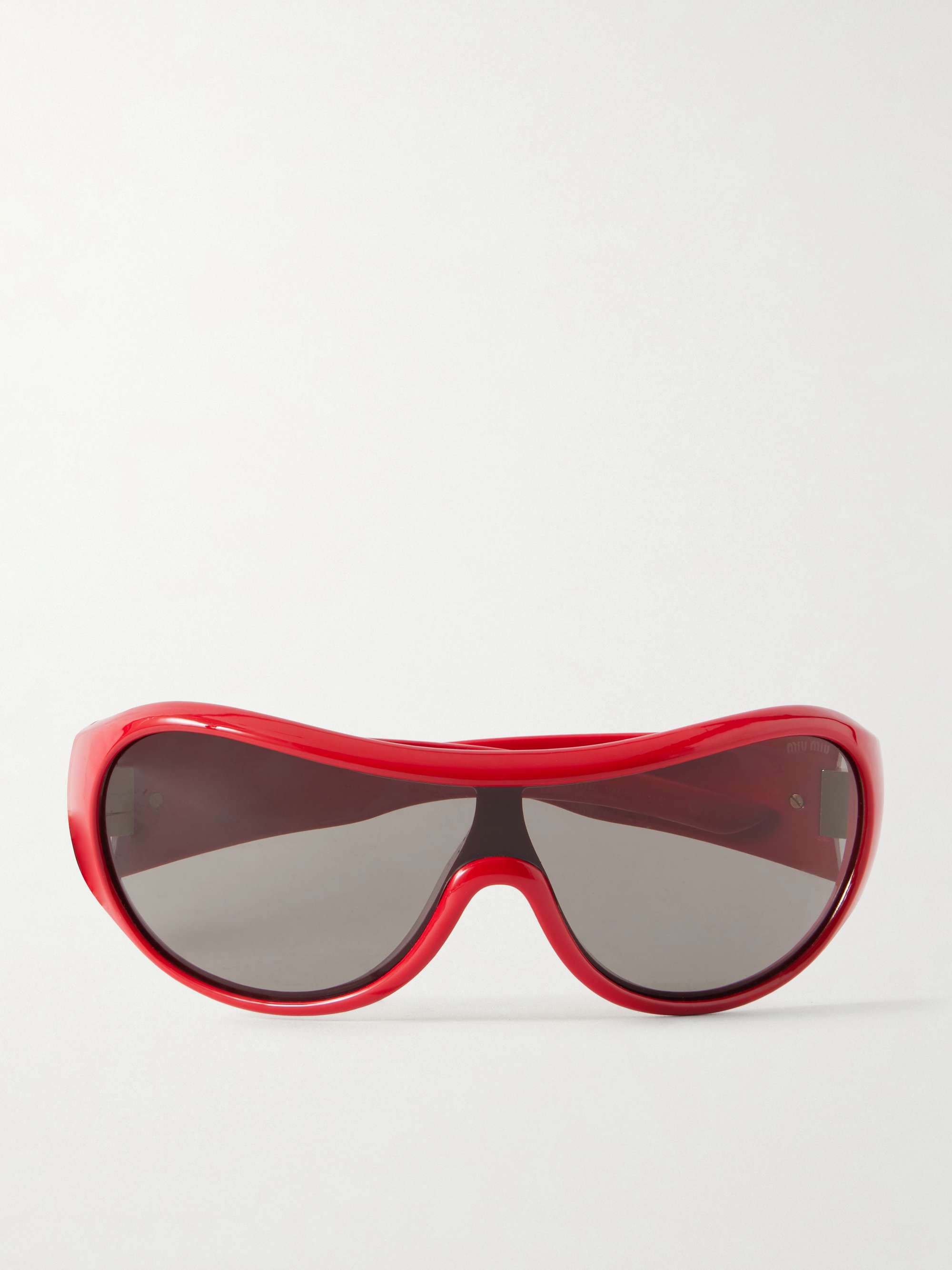 Rounded-Frame Acetate Sunglasses