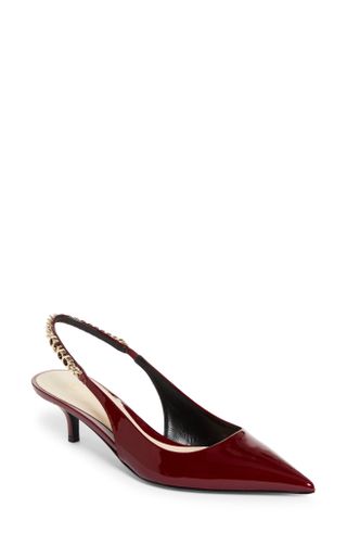 Sepatu Pumps Slingback Ujung Runcing Gucci, Signoria