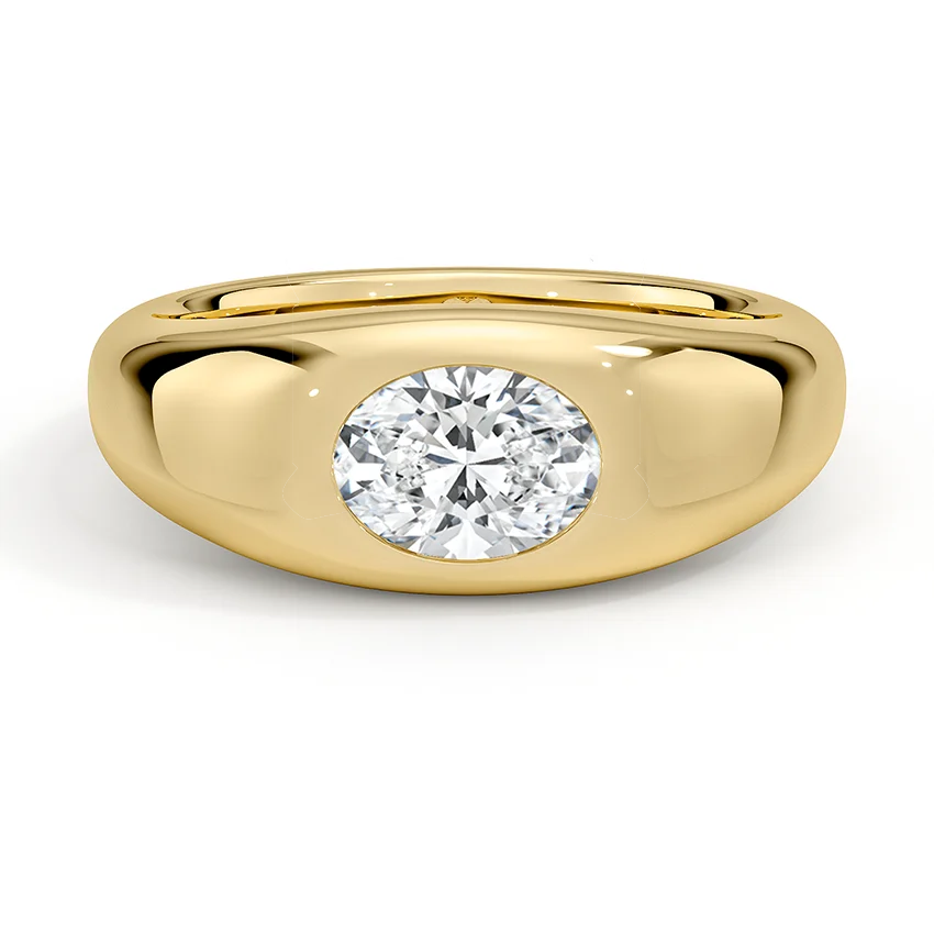 brilliant Earth, Sloane Flush Set Solitaire Dome Ring