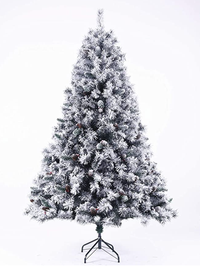 EVRE 7ft snowy white Christmas tree, 15% off