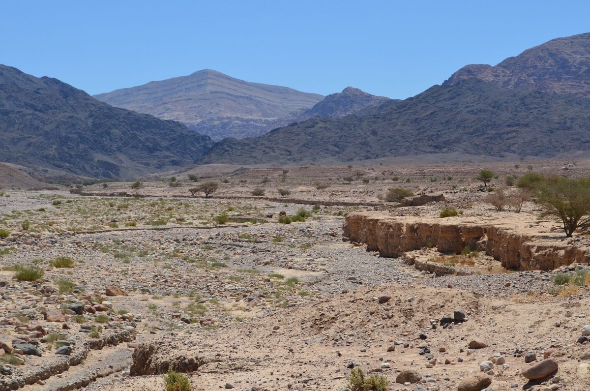 Researchers found evidence of ancient pollution from copper smelting at Wadi Faynan, Jordan (shown here).