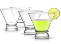 JoyJolt 4-Piece Afina Cocktail Glasses Set, Martini Glasses- 8-Ounces l Was $24.95, Now $18.99, at Amazon