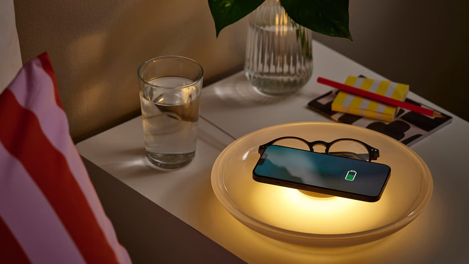 IKEA quietly released a line of wireless chargers — my favorite costs $24 but looks like an expensive piece of decor