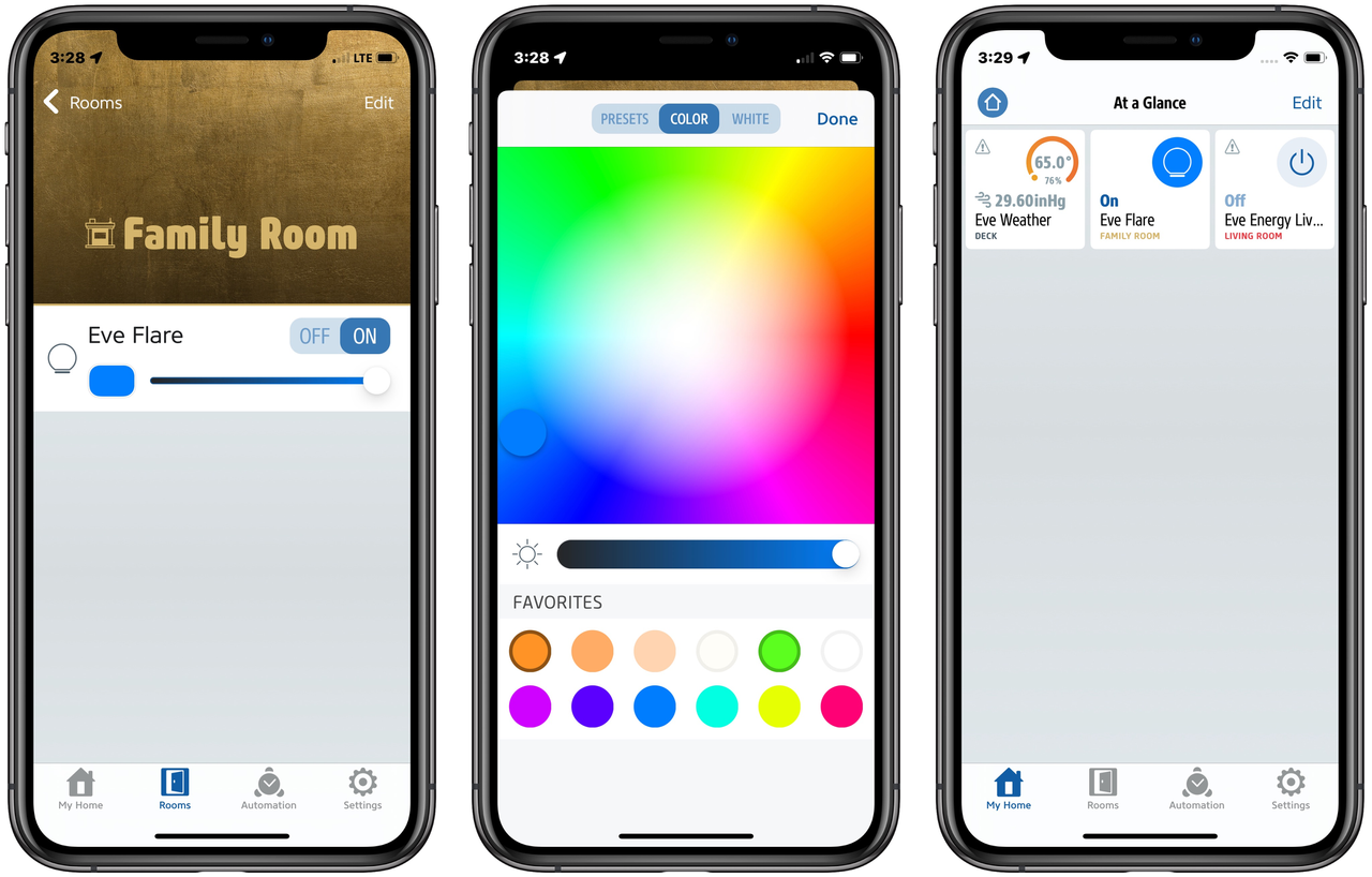 Eve Flare Lifestyle App Screenshots