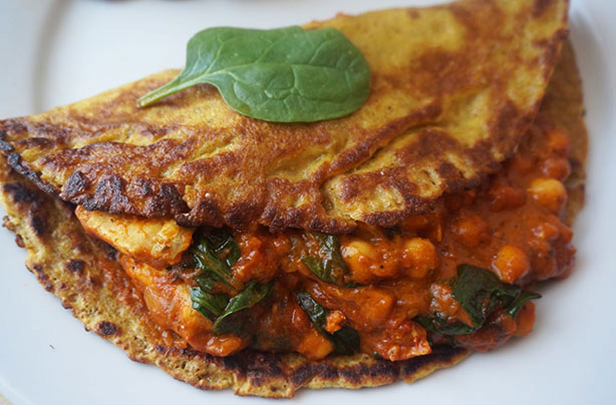 Curry pancakes Dinner Recipes GoodtoKnow