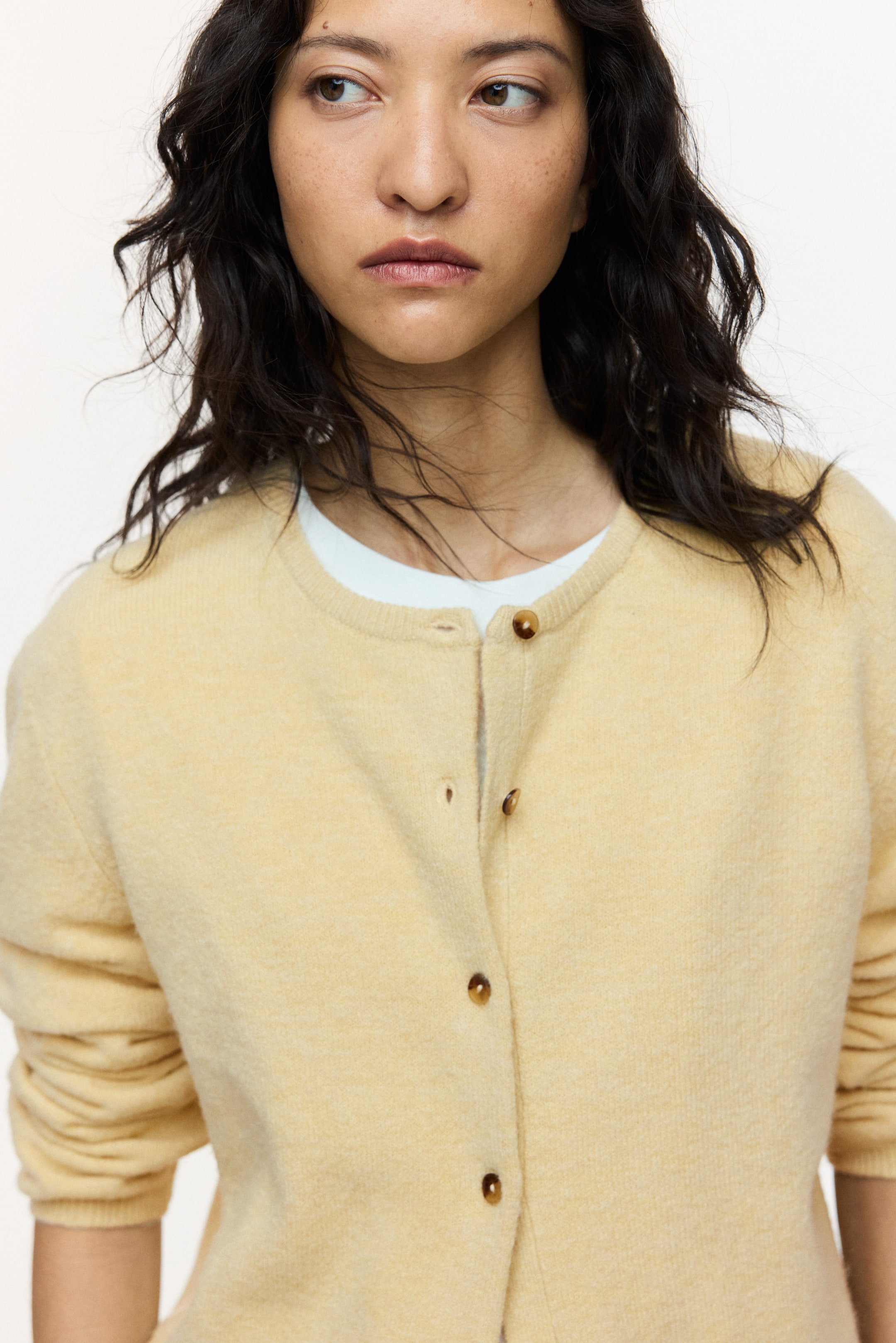 Loose-Fit Cardigan - Black