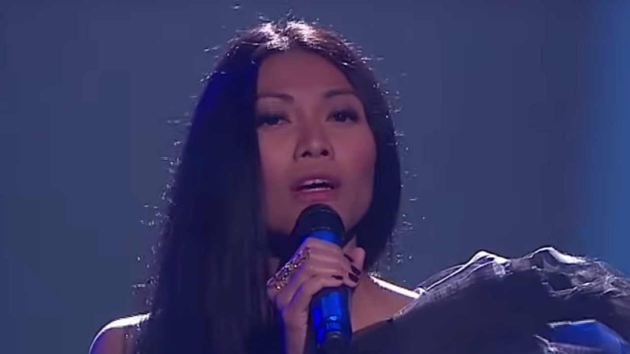 Anggun performing on Asia's Got Talent