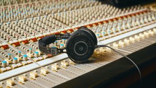 Audio-Technica ATH-R5 0xa on a mixing desk