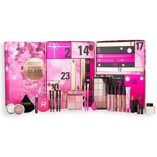 Pink makeup revolution beauty advent calendar