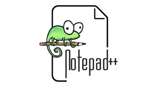 The Notepad++ logo, depicting a green frog on a yellow pencil