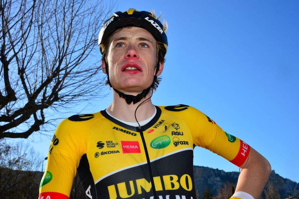 Jonas Vingegaard at the Faun Ardeche Classic, February 2021 PHOTO BRUNO BADE 