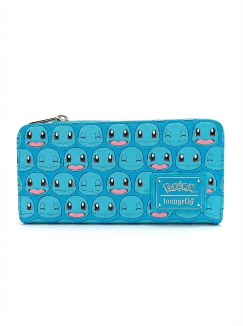 Loungefly X Pokemon Squirtle Faces Faux-Leather Wallet