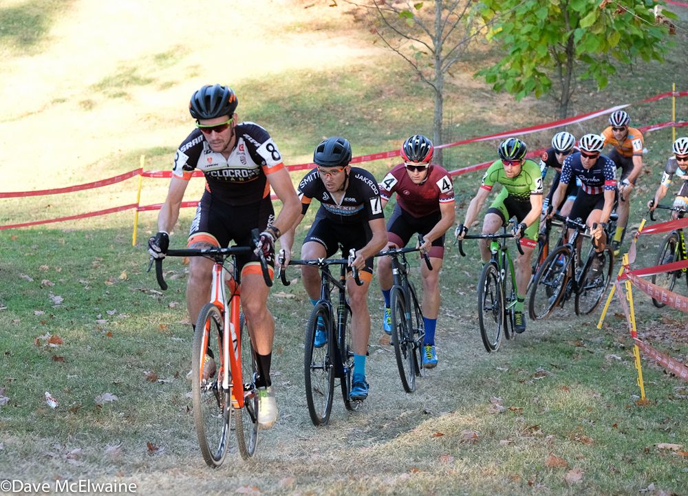 Andrew Dillman (Cyclocross Alliance) lead early in the race