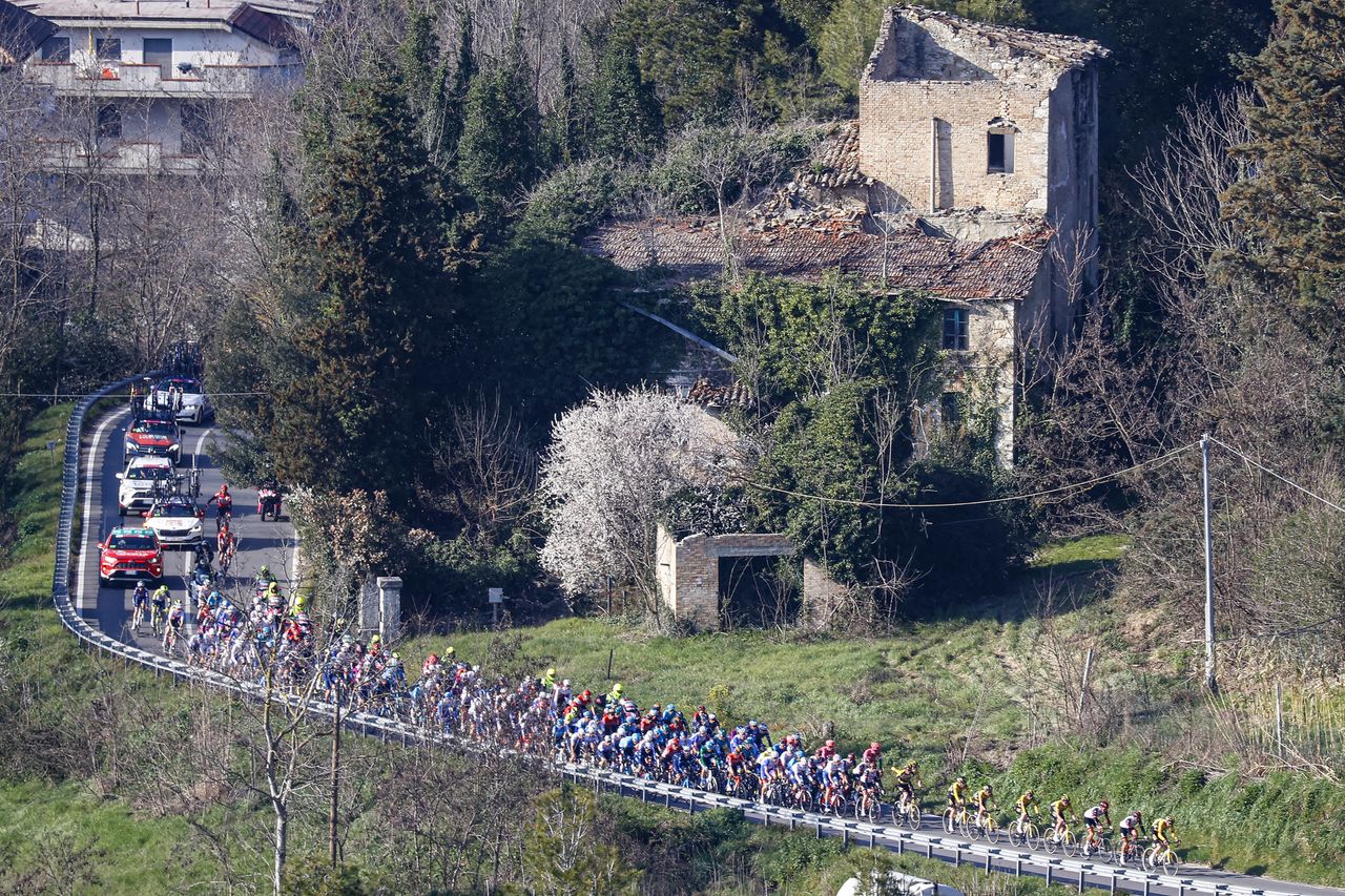 Tirreno Adriatico 2022 - 57th Edition - 4th stage Cascata delle Marmore - Bellante 202 km - 10/03/2022 - Scenery - photo Luca Bettini/SprintCyclingAgency&Acirc;&copy;2022