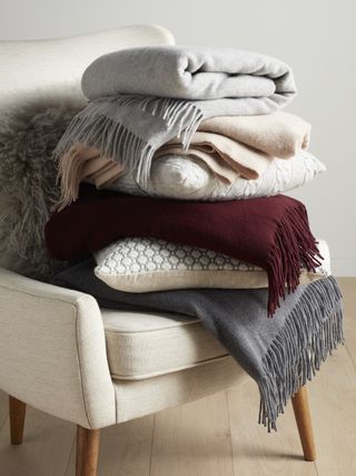John Lewis & Partners cushions and throws