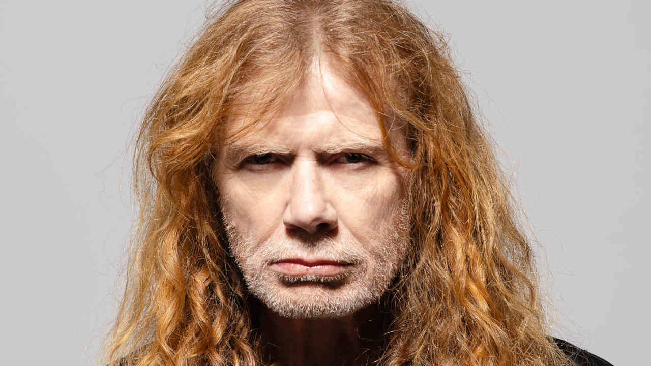 Megadeth&lsquo;s Dave Mustaine posing for a photograph in 2026