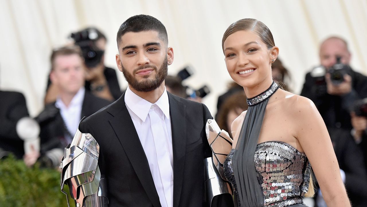 new york, ny may 02 zayn malik l and gigi hadid attend the manus x machina fashion in an age of technology costume institute gala at metropolitan museum of art on may 2, 2016 in new york city photo by mike coppolagetty images for peoplecom