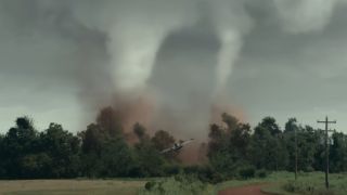 Twin tornados in Twisters