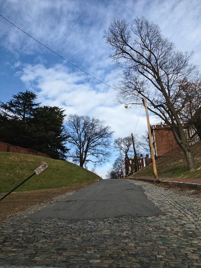The 23rd Street climb in Richmond, Virginia is 600m long and kicks up to 19%