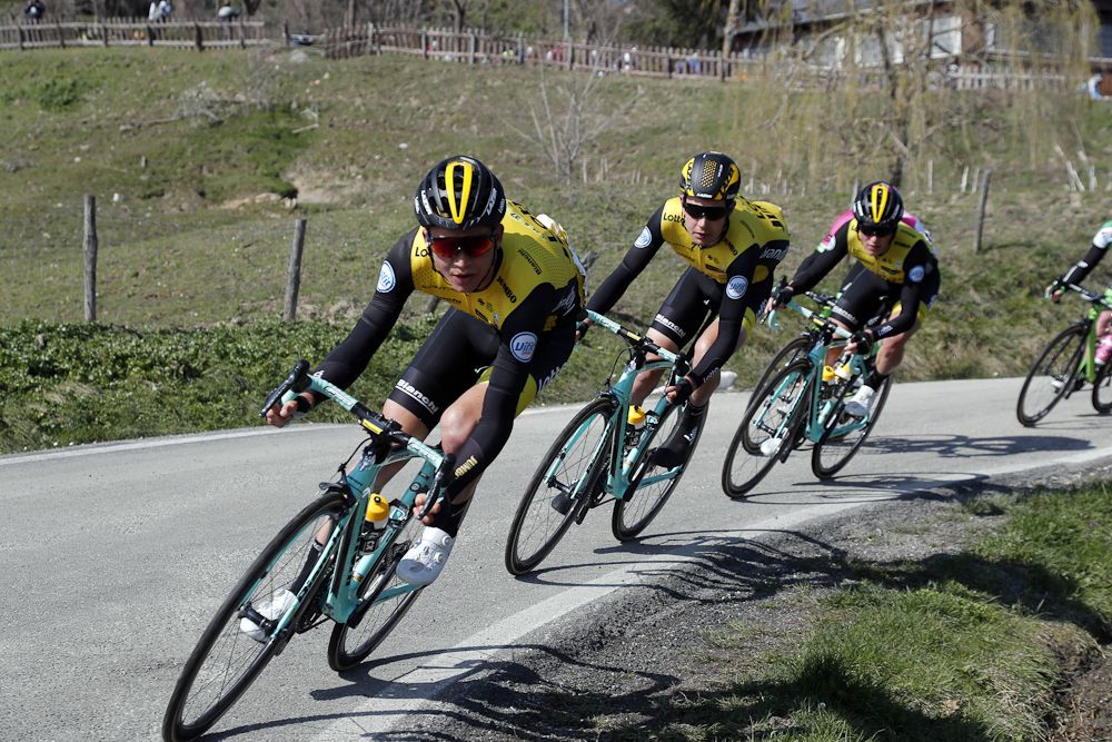 LottoNL-Jumbo during stage 2 at Coppi e Bartali