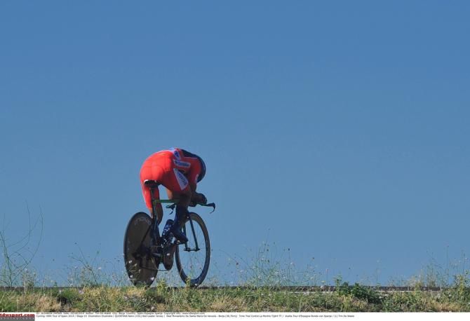 Nario Quintana (Movistar) spent just the one day in the red jersey