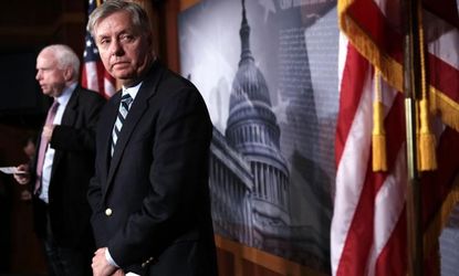 Some conservatives are calling for Sen. Lindsey Graham's (R-S.C.) head.