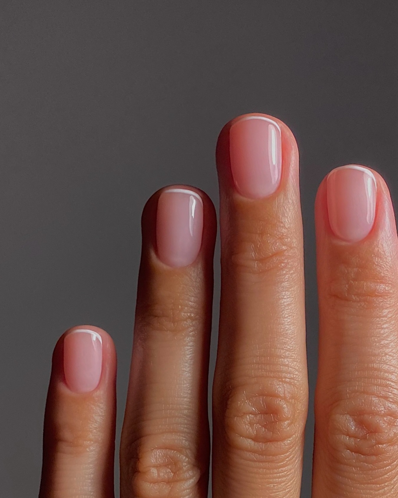 Photo of minimalist micro French nail art