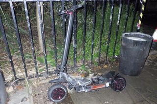 London Fire Brigade e-scooter