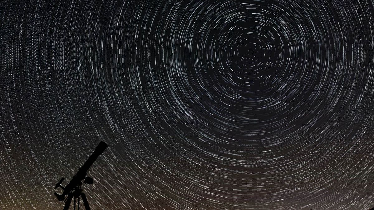 A telescope and stars from Netflix&#039;s Unknown: Cosmic Time Machine