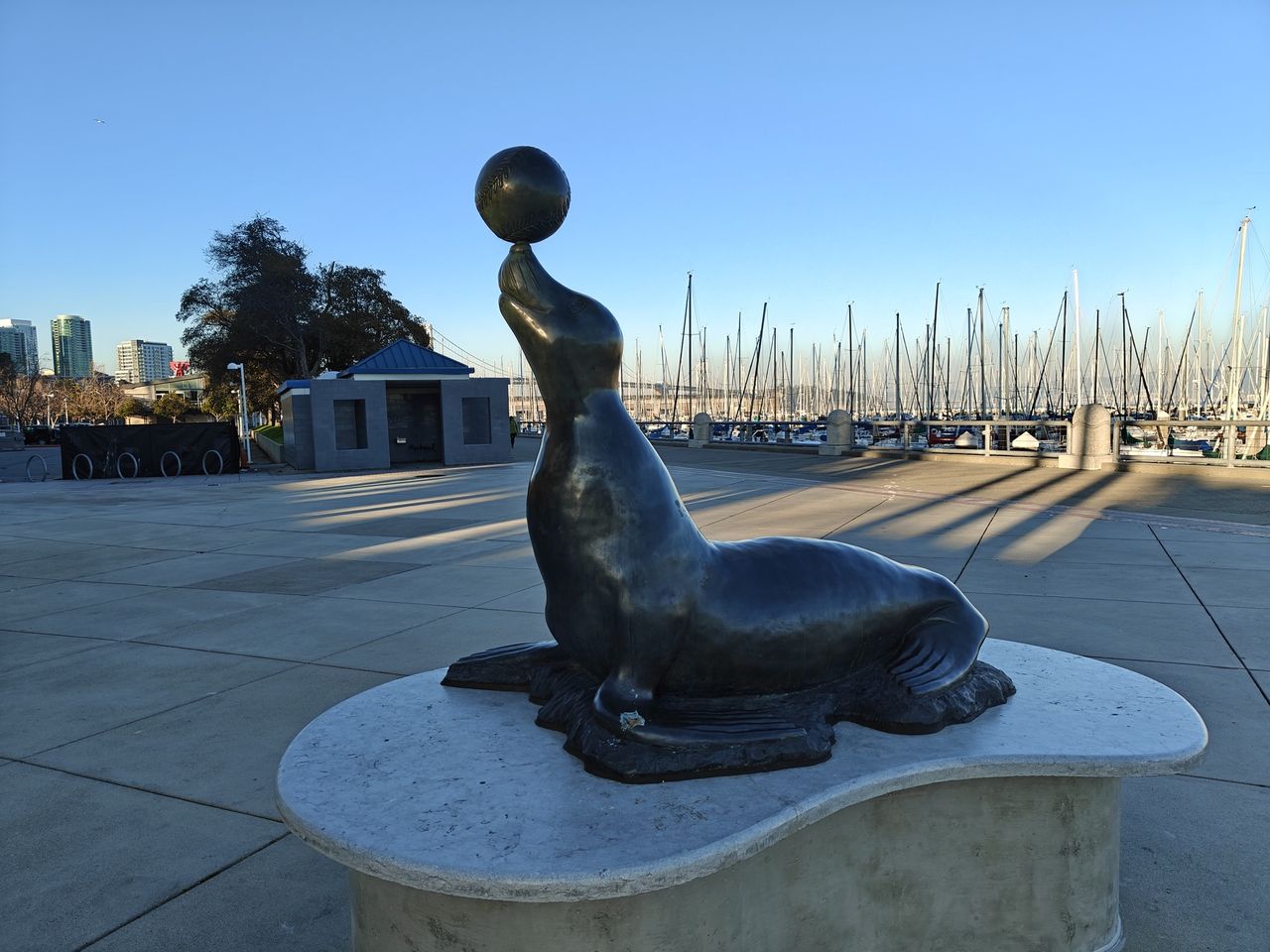 Seal statue shot with OnePlus 13R