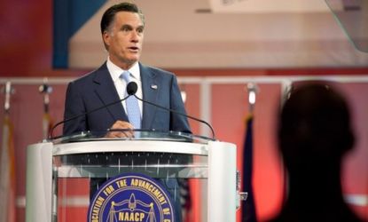 If the response to Mitt Romney's speech at the NAACP on July 11 is any indication, the GOP nominee is struggling to woo the minority voters he so desperately needs.