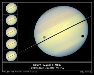 Hubble Catches Saturn's Orbital Dance in New Movies