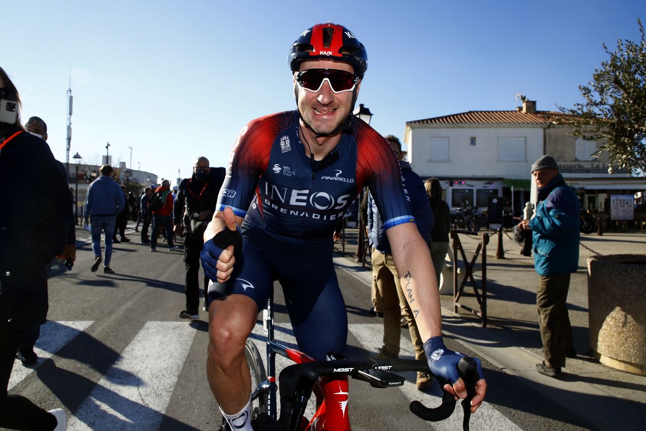 Tour de la Provence 2022 7th Edition 1st stage Istres Les Saintes Maries de la Mer 1518 km 11022022 Elia Viviani ITA INEOS Grenadiers photo Roberto BettiniSprintCyclingAgency2022