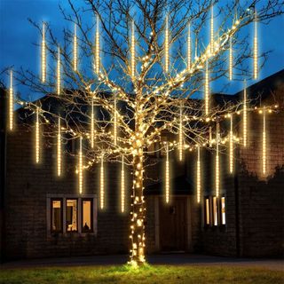 Christmas LED Meteor Shower Rain Warm Lights