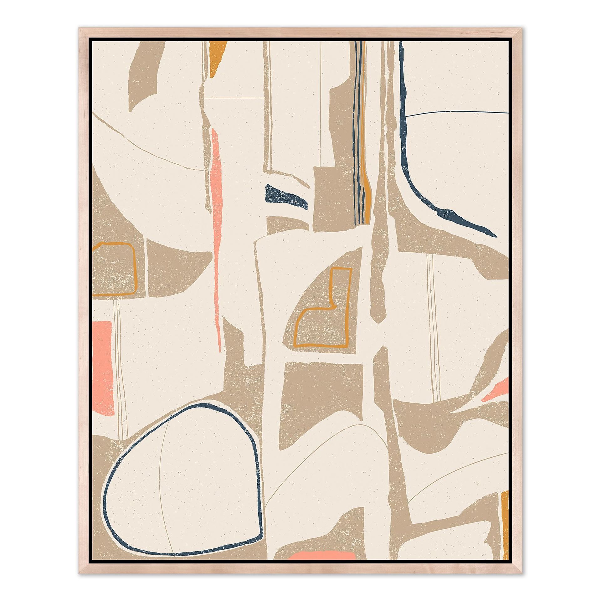 West Elm, Mahaba Framed Wall Art by Walker Noble