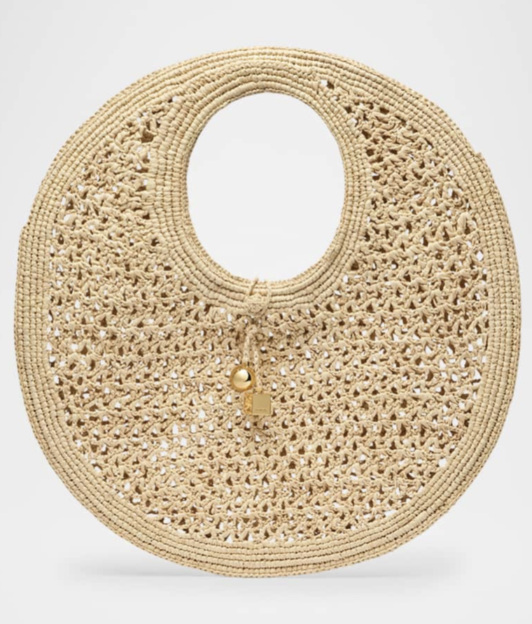 Jacquemus, Le Rond Raffia Tote Bag