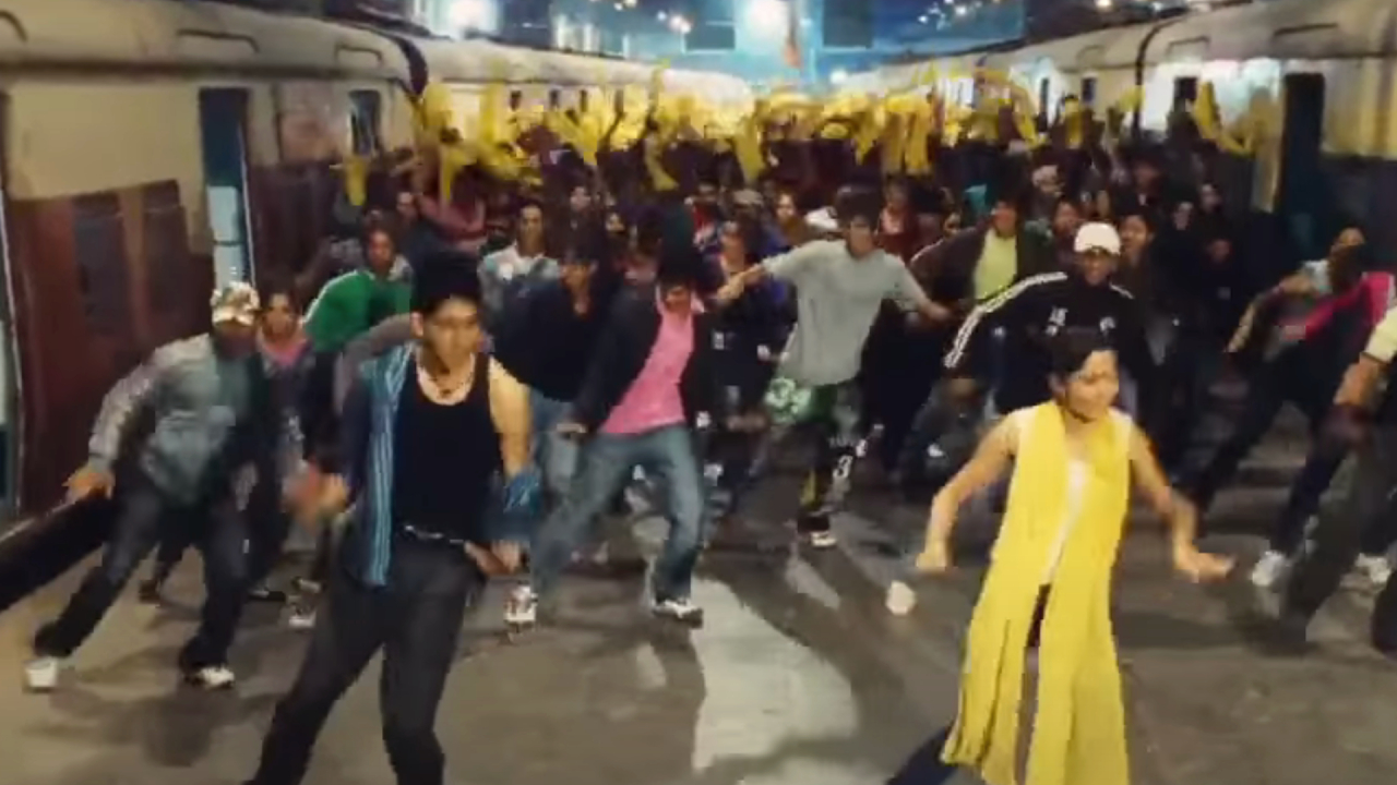 Dance scene from Slumdog Millionaire
