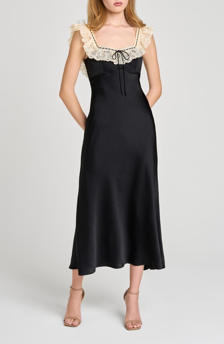 Ella Lace Trim Slipdress