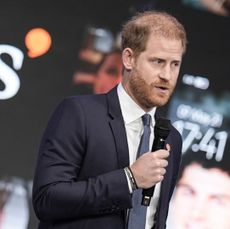 Prince Harry speaking at the Clinton Global Initiative