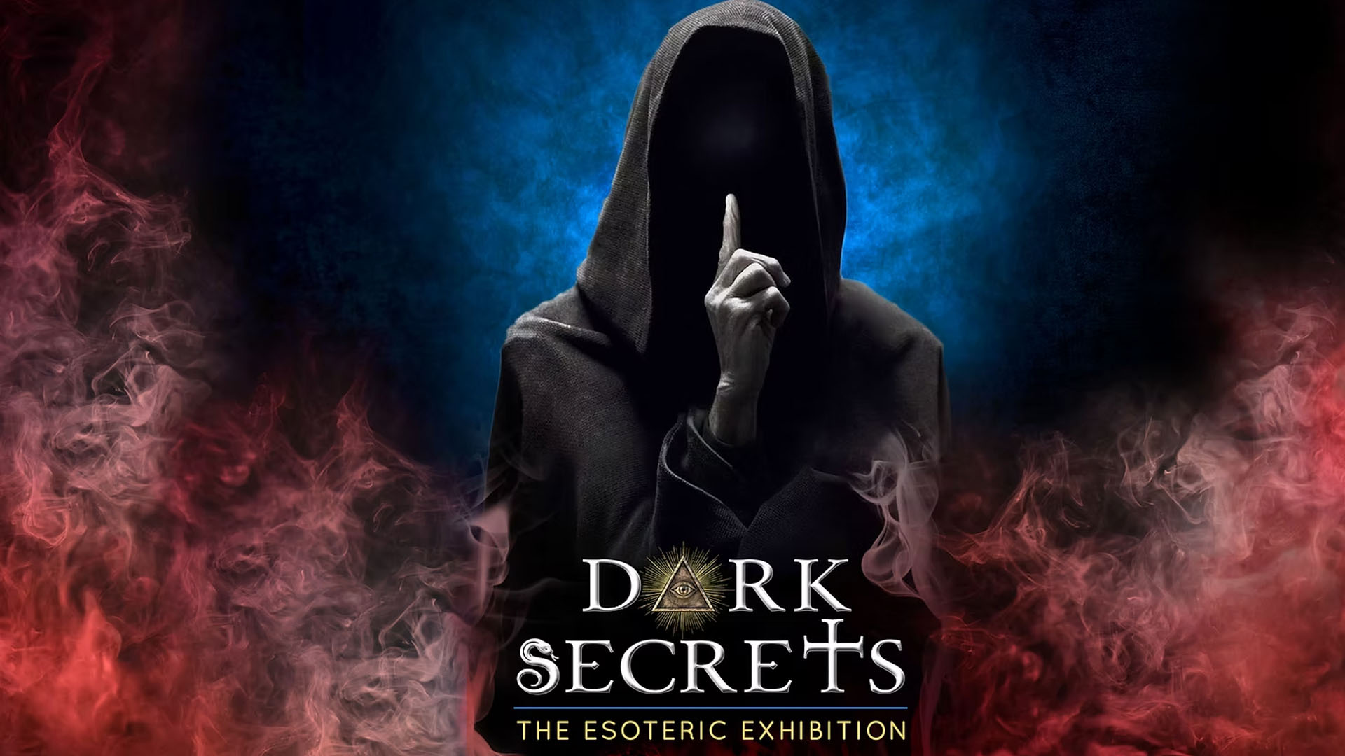 Dark Secrets exhibition poster.
