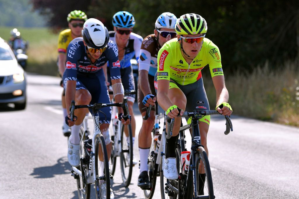The breakaway at Tour de Wallonie stage 1